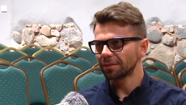Kuba przed koncertem we Włocławku